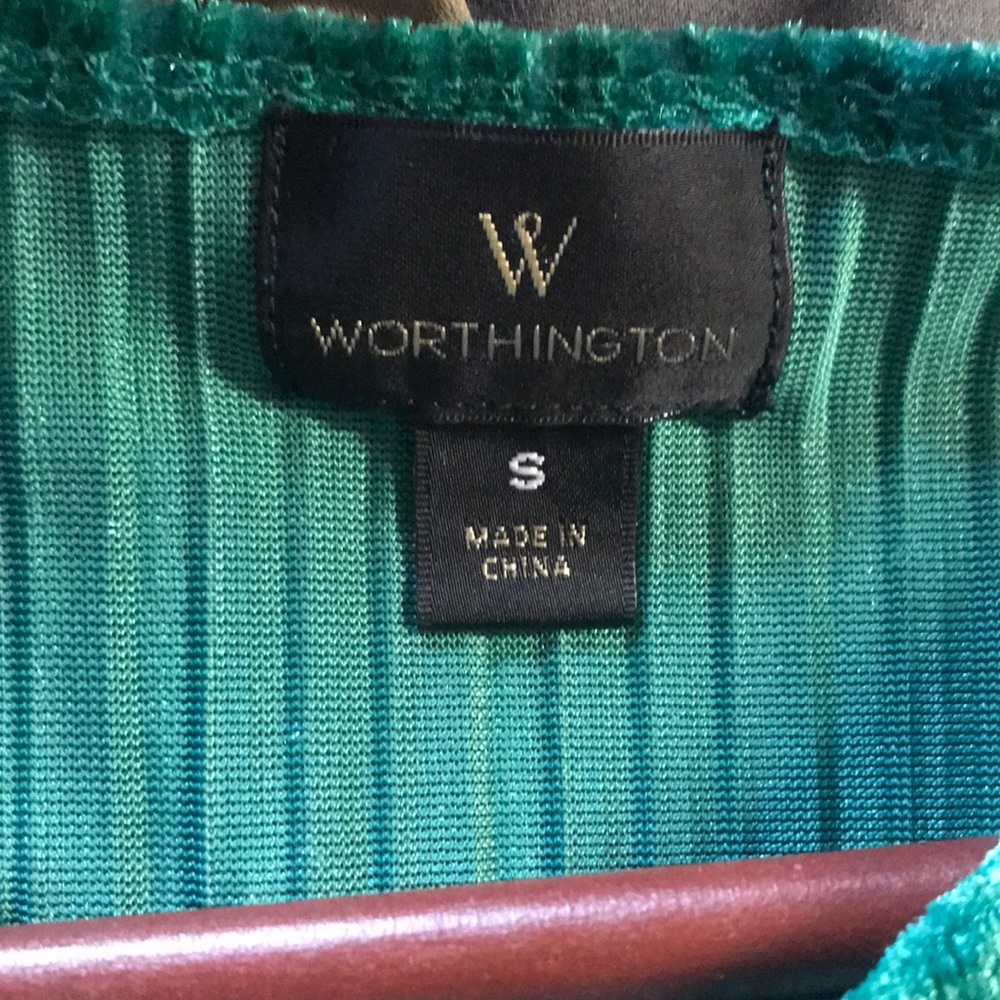 Green suede top - Picture 3 of 7
